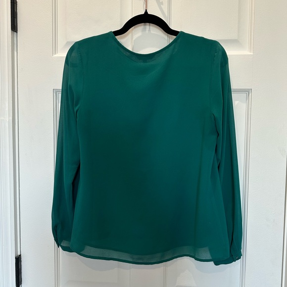 Naked Zebra Green Blouse with Bow Detail - Picture 4 of 5